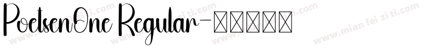 Poetsen0ne Regular字体转换